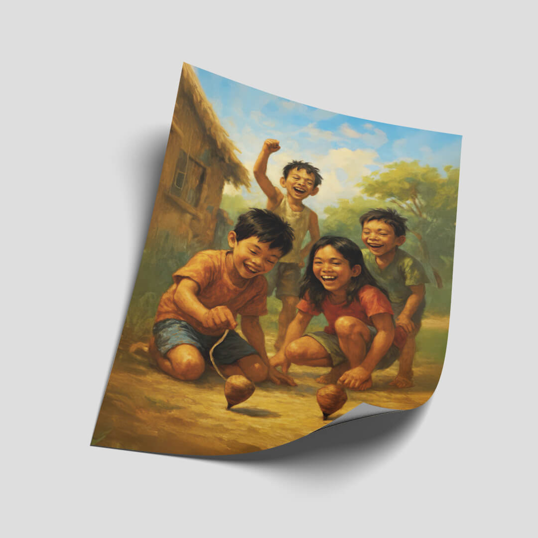 Turúmpo (Classic Filipino Spinning Top)